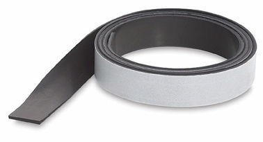 Heavy Duty Type Flexible Magnetic Tape , Magnetic Adhesive Tape Custom Width