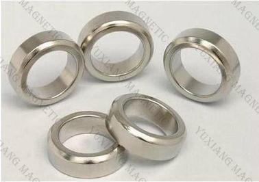 D20*D10*2mm NdFeB Ring Magnet Silver Color N42H Coating Zn Direction Of Texture